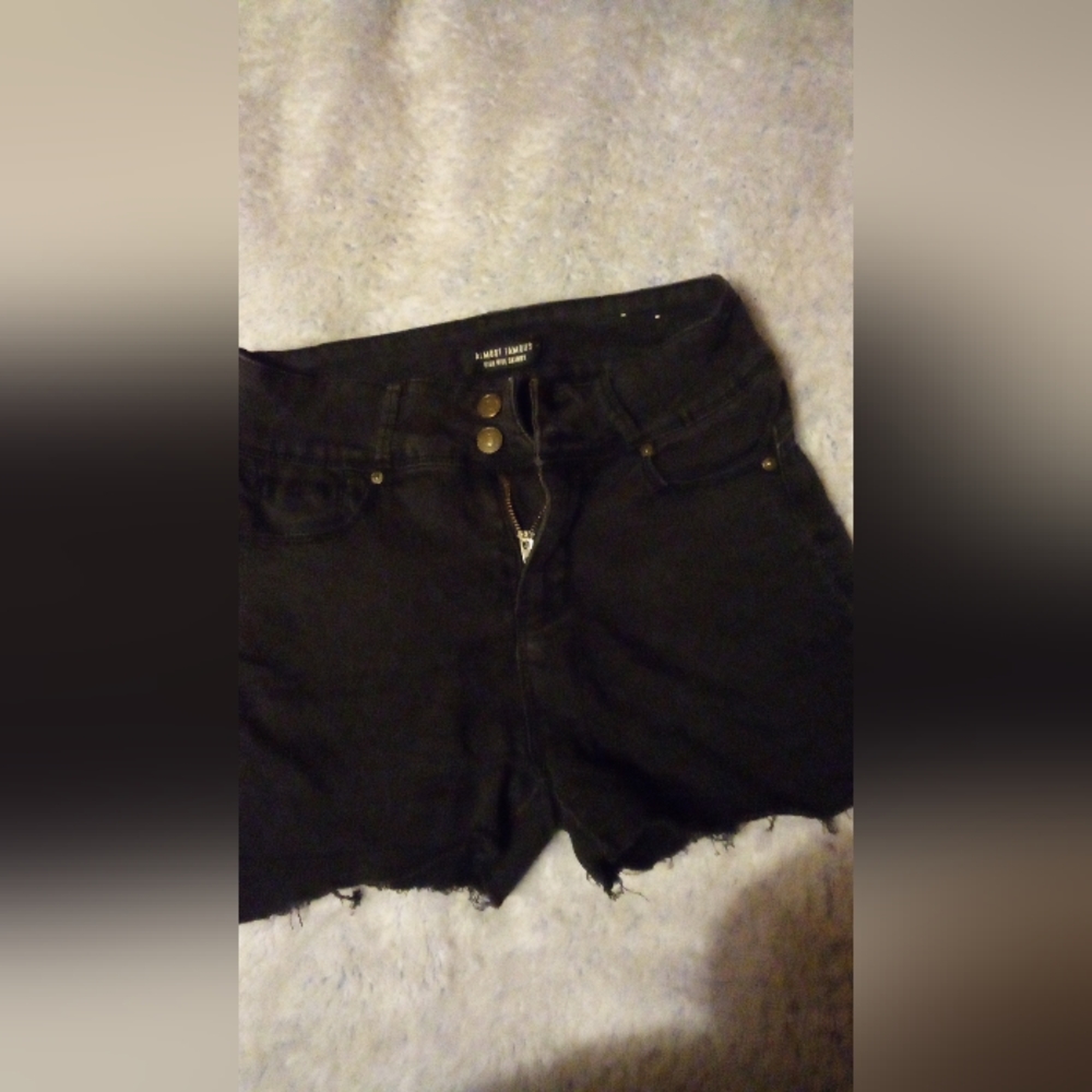 Dark jean shorts
